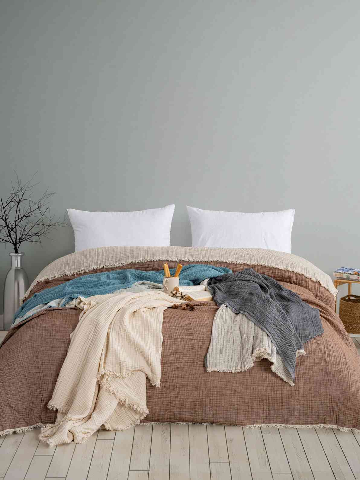 100% Cotton Throw Blanket – Perfect for Weddings and Outdoor Events