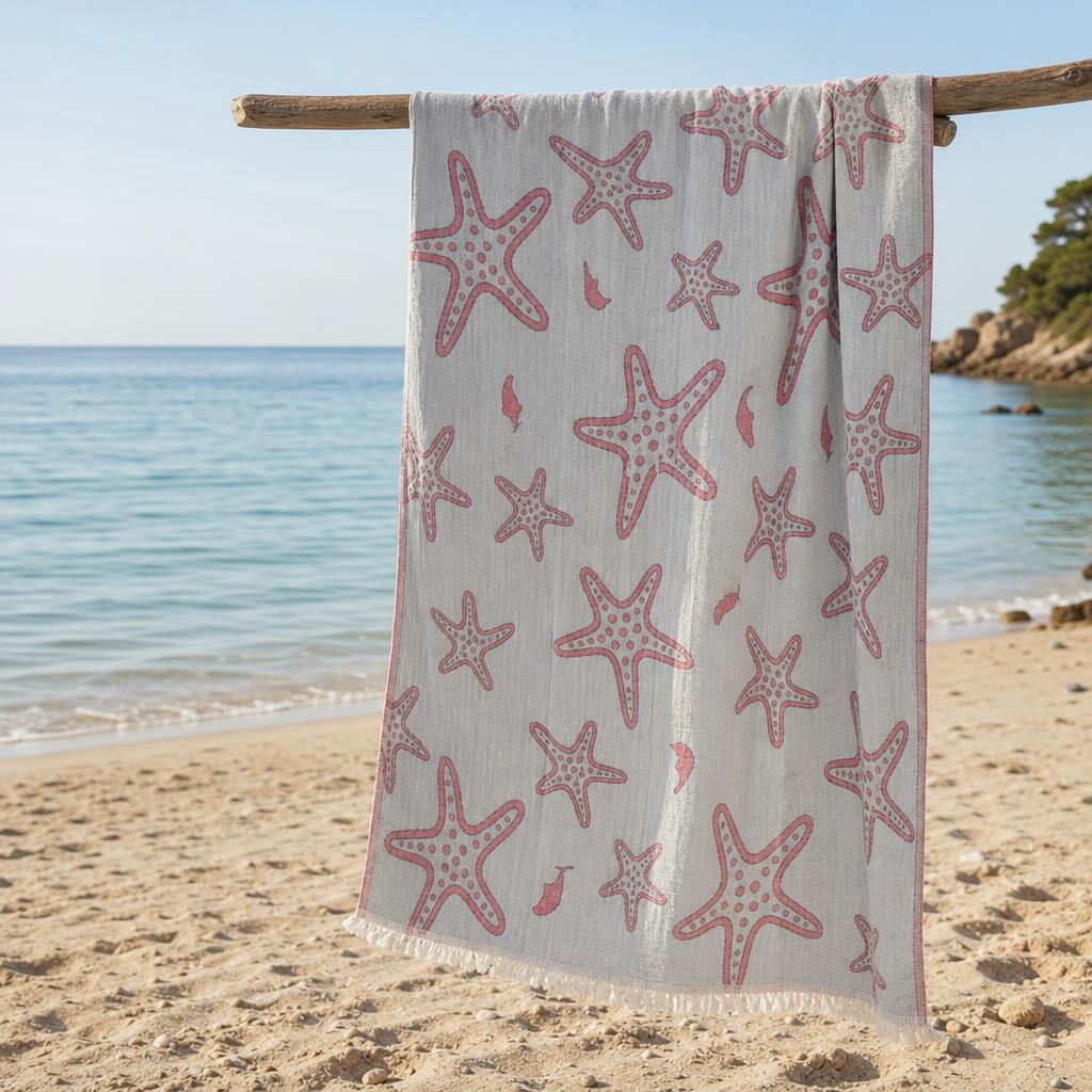 Starfish Muslin Peshtemal