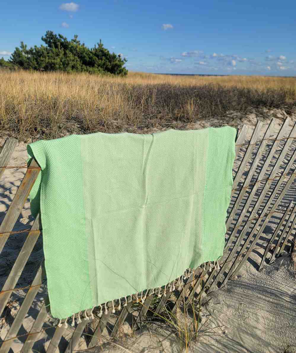 green yansima turkish towel 