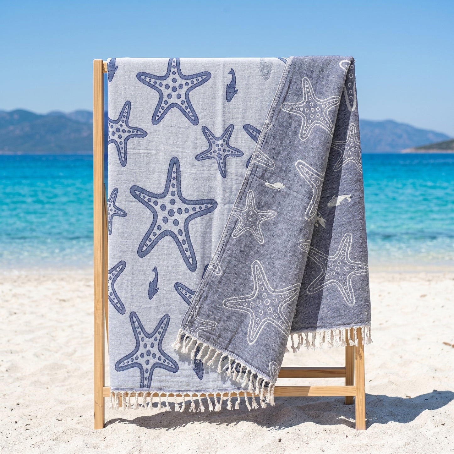 Starfish Muslin Peshtemal