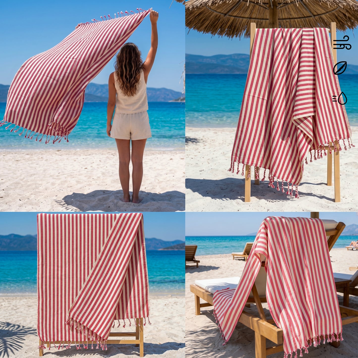 Riviera Striped Peshtemal