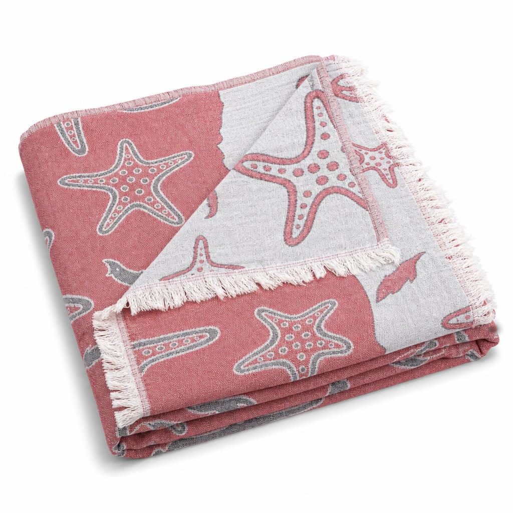 Starfish Muslin Peshtemal