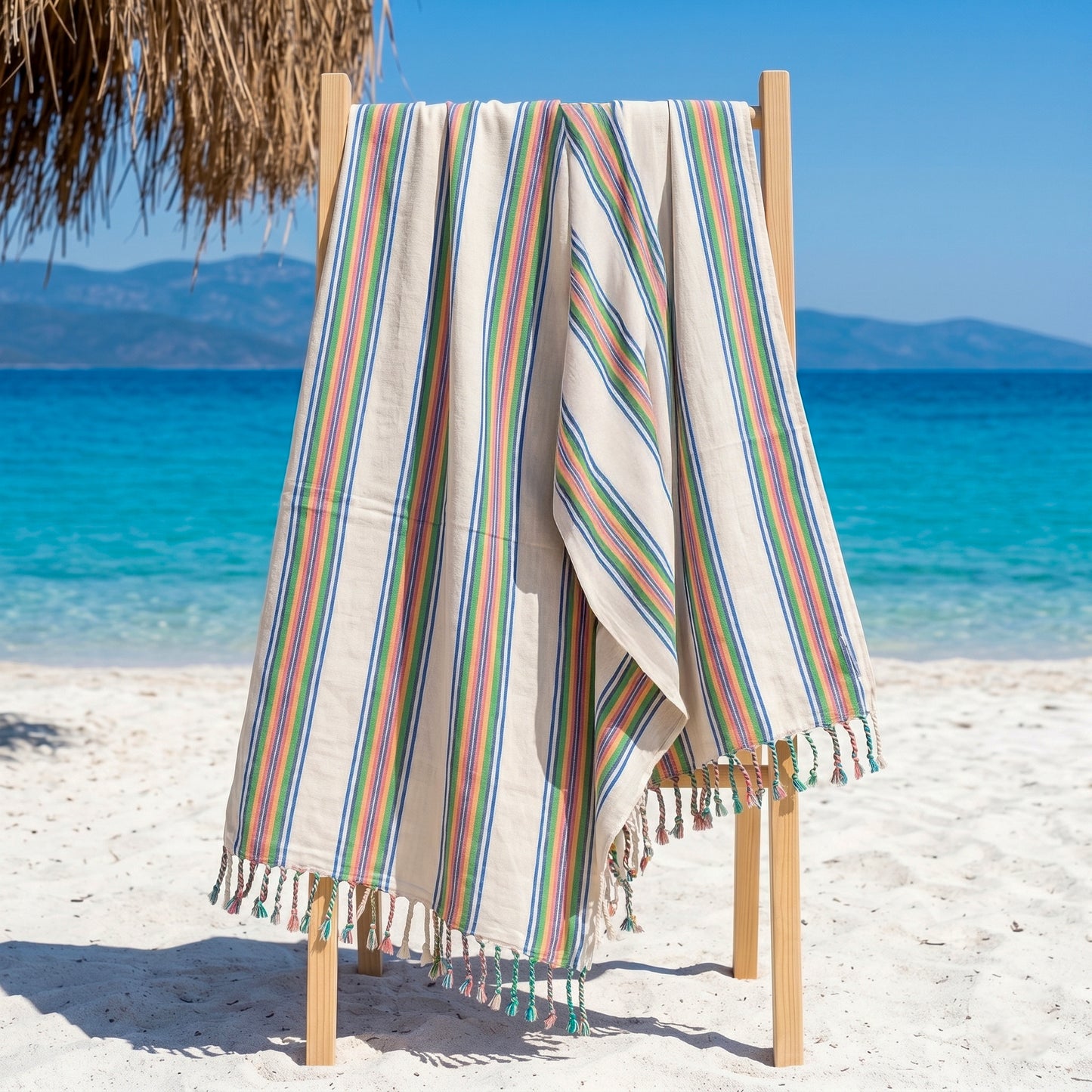 Citrus Coast Linen Blend Turkish Towel