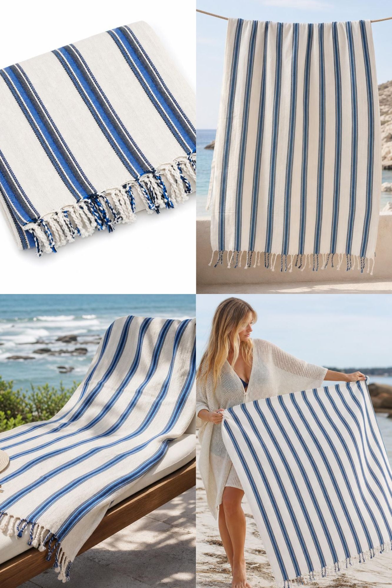 Azure Coast Turkish Towel