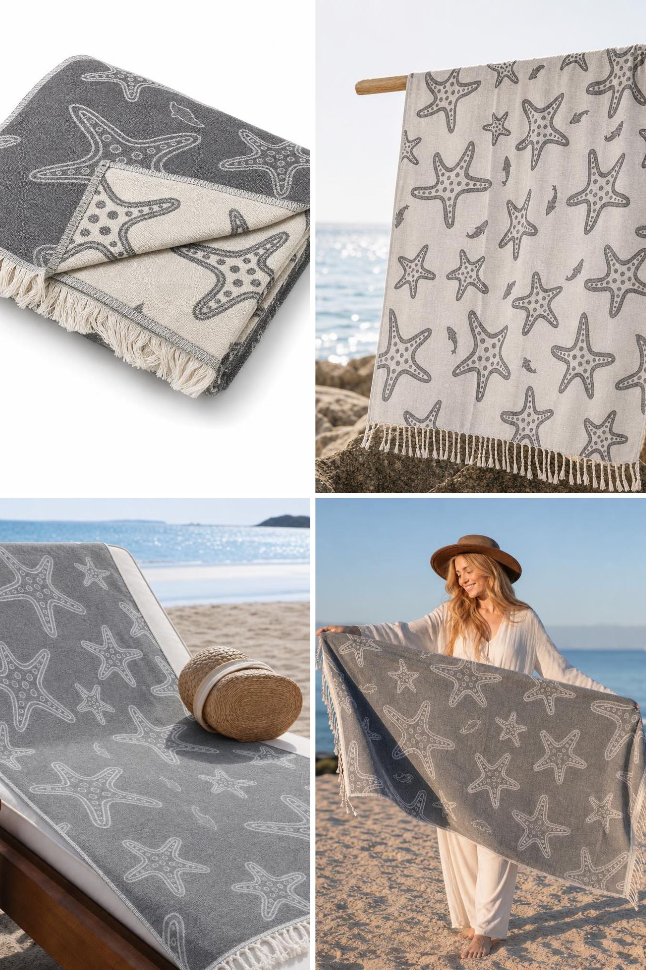 Starfish Muslin Peshtemal