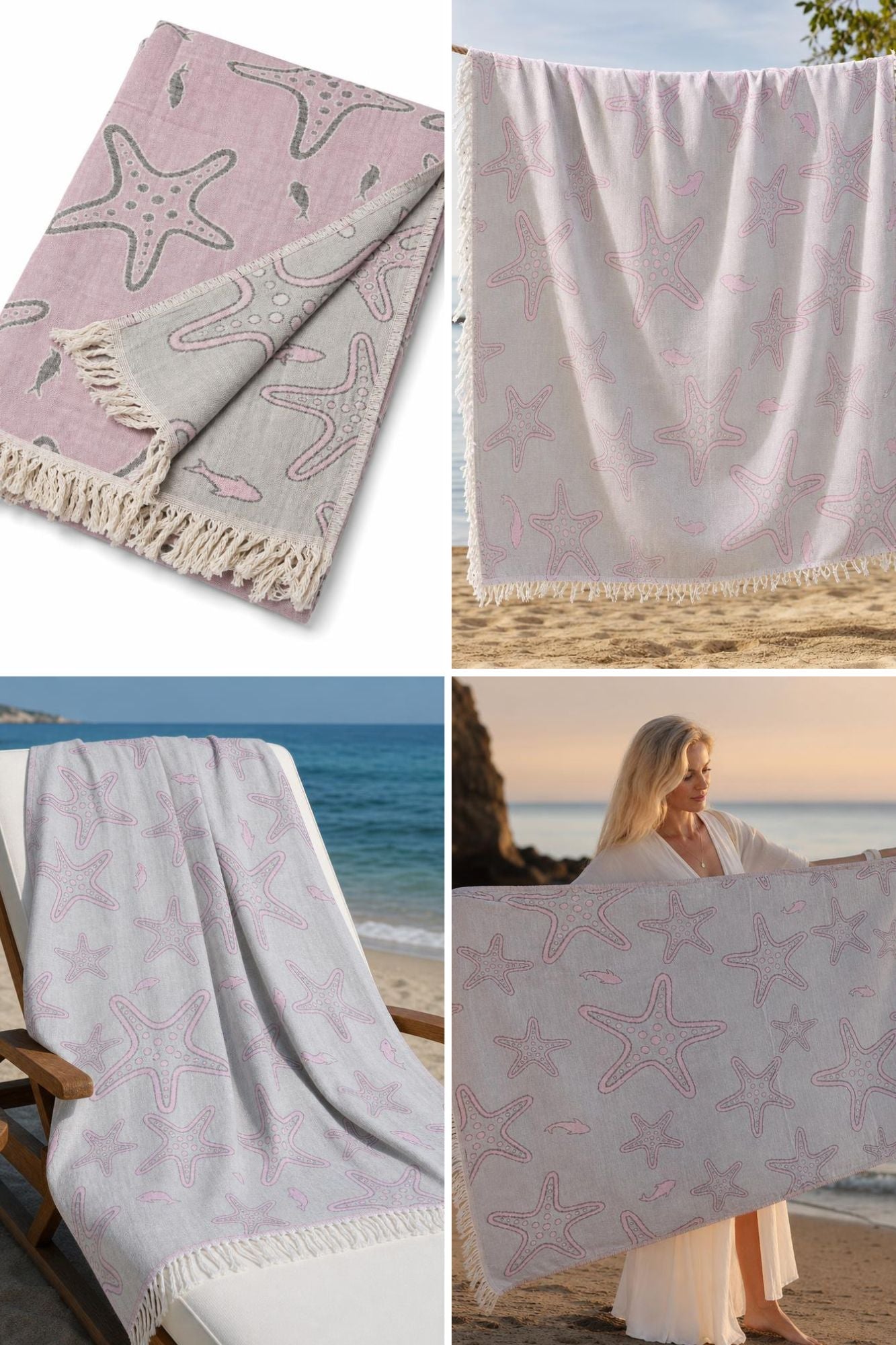 Starfish Muslin Peshtemal