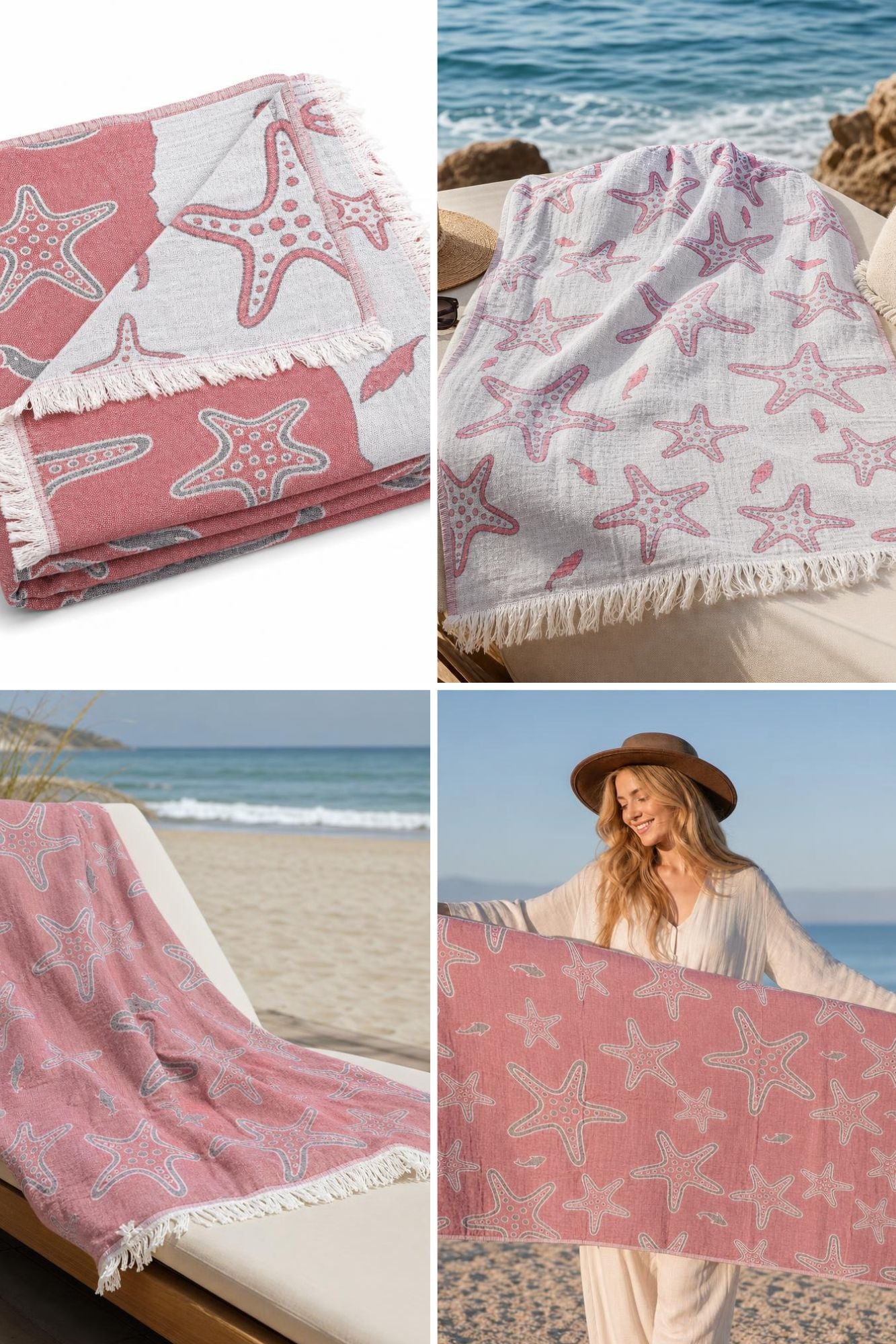 Starfish Muslin Peshtemal