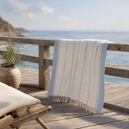 Seabreeze Linen Blend Turkish Towel