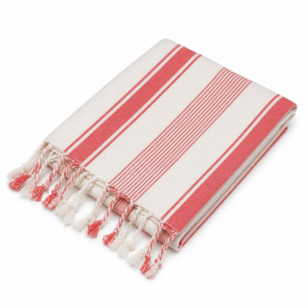 Coral Bay Linen Blend Turkish Towel