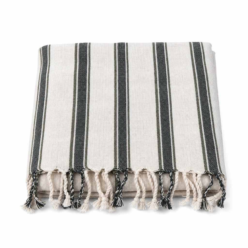 Charcoal Shore Linen Blend