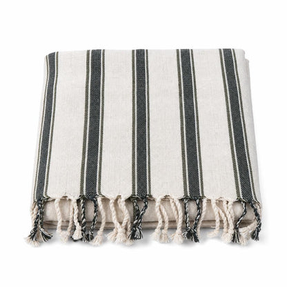 Charcoal Shore Linen Blend