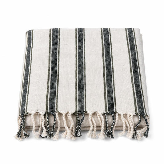 Charcoal Shore Linen Blend