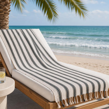 Charcoal Shore Linen Blend
