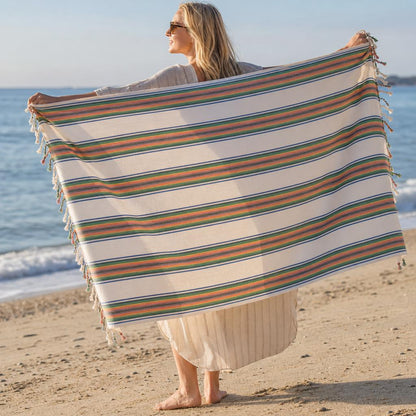 Citrus Coast Linen Blend Turkish Towel