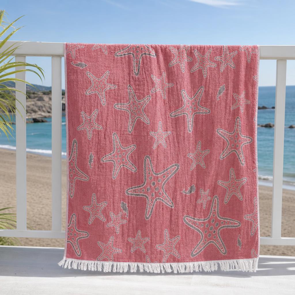 Starfish Muslin Peshtemal
