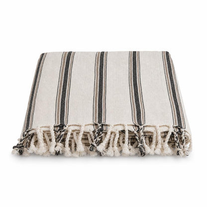 Sandstone Stripe Turkish Towel