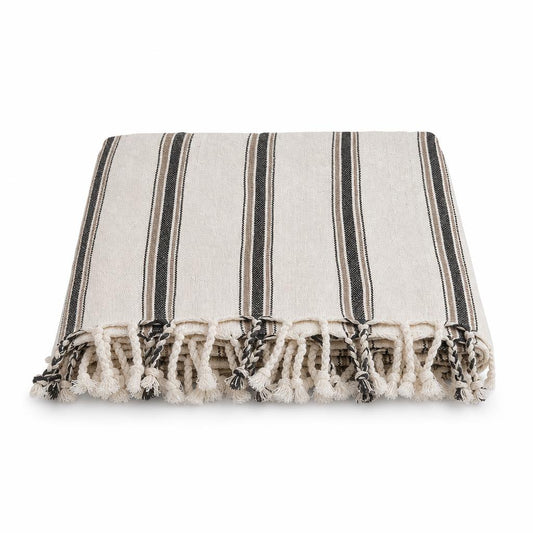 Sandstone Stripe Turkish Towel