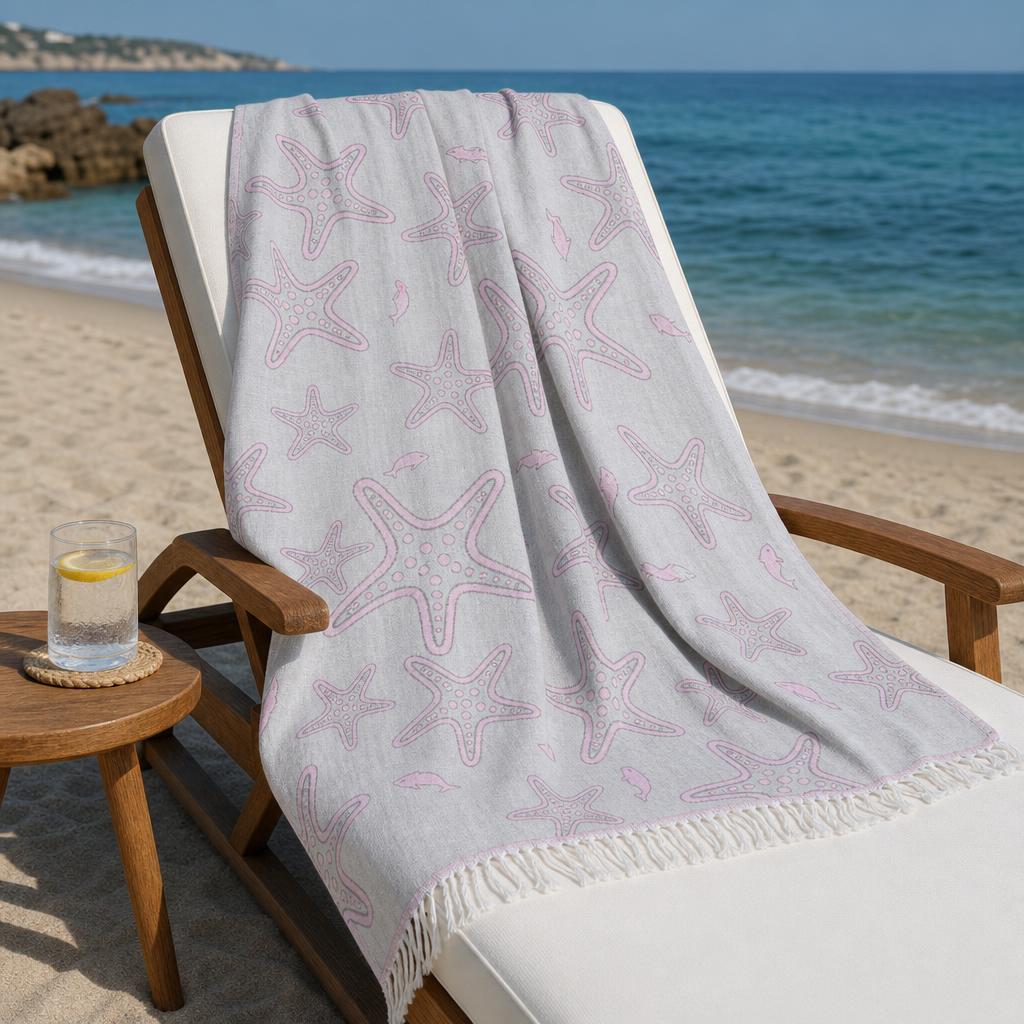 Starfish Muslin Peshtemal