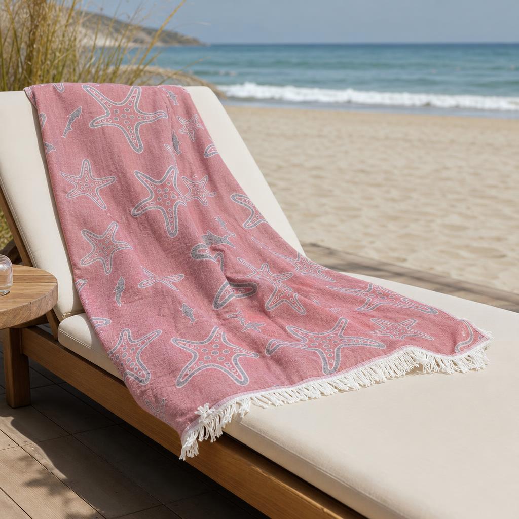 Starfish Muslin Peshtemal