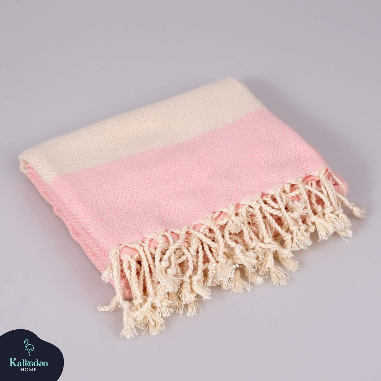 Kalkedon Diamond Towel in Flamingo Color