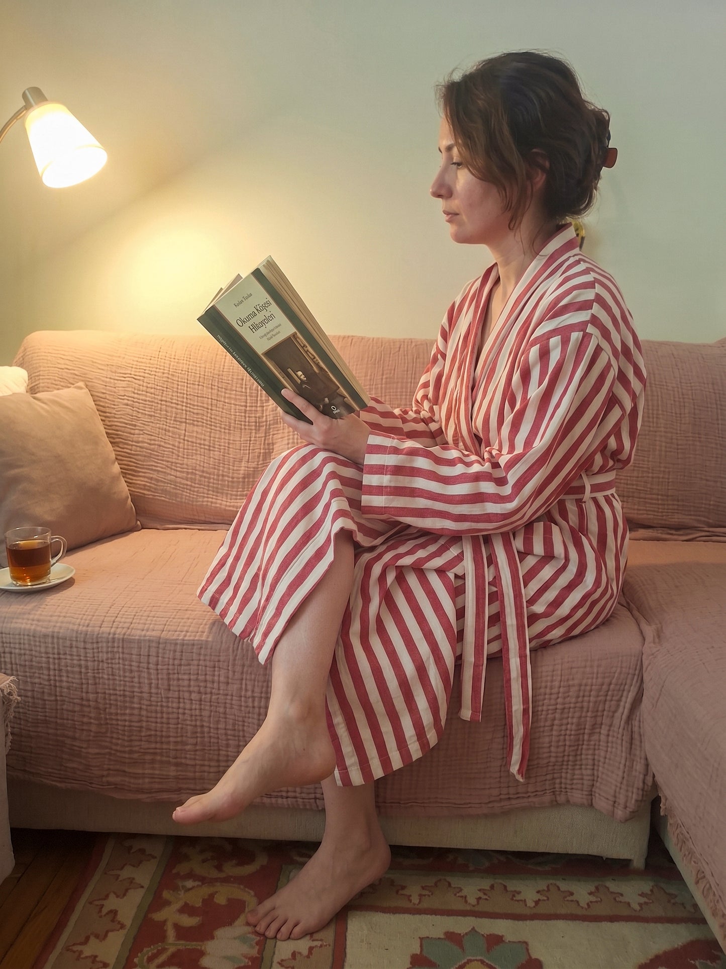 Riviera Striped Turkish Robe