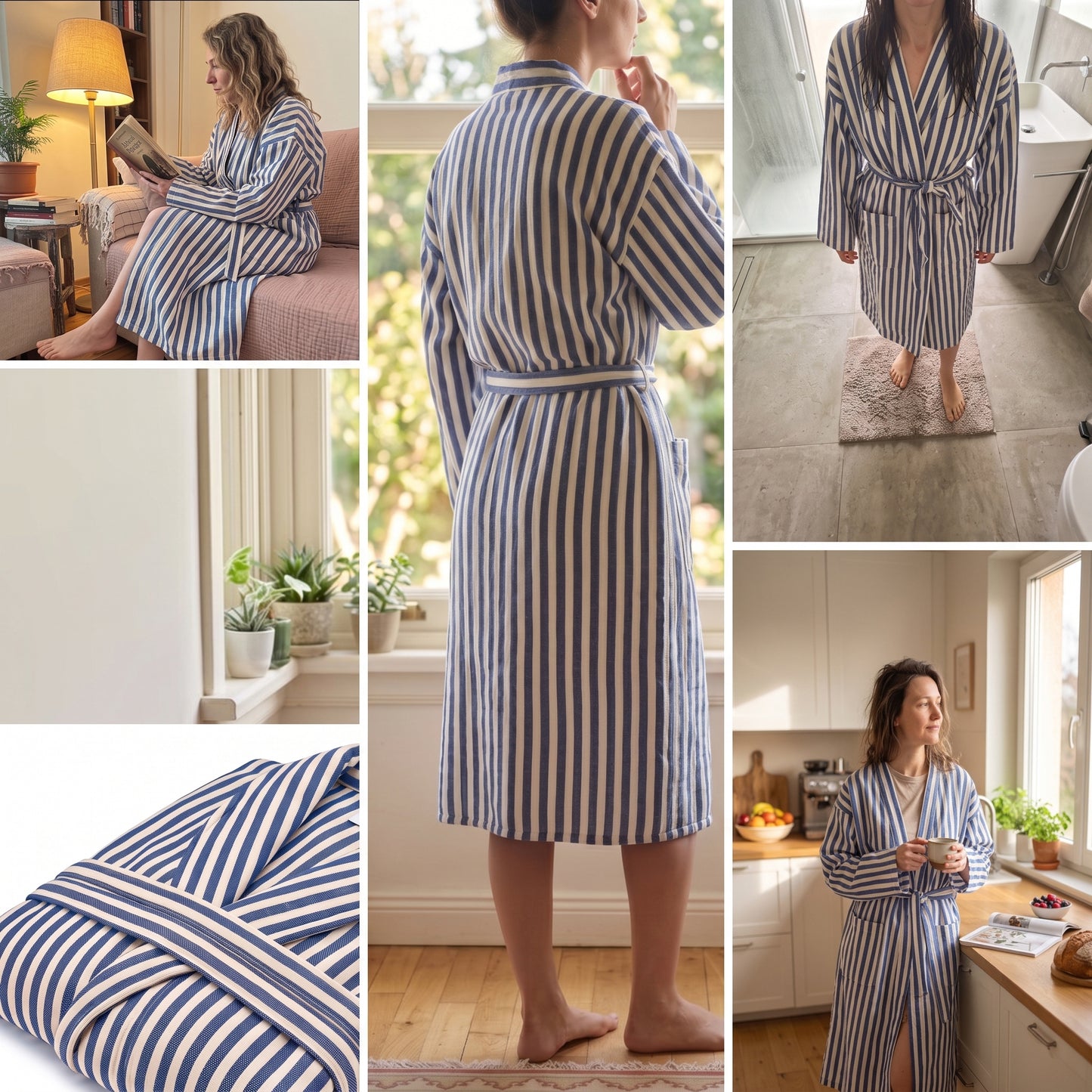 Nautical Stripe Robe