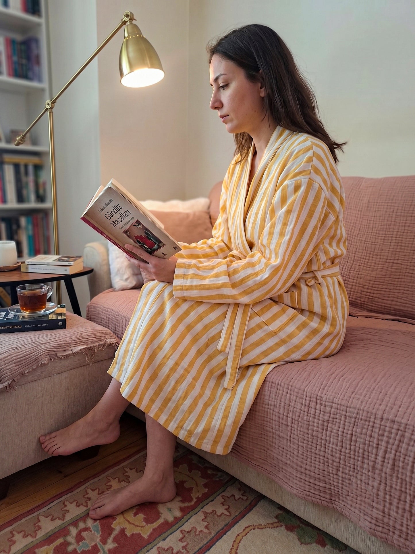 Naomi Stripe Robe