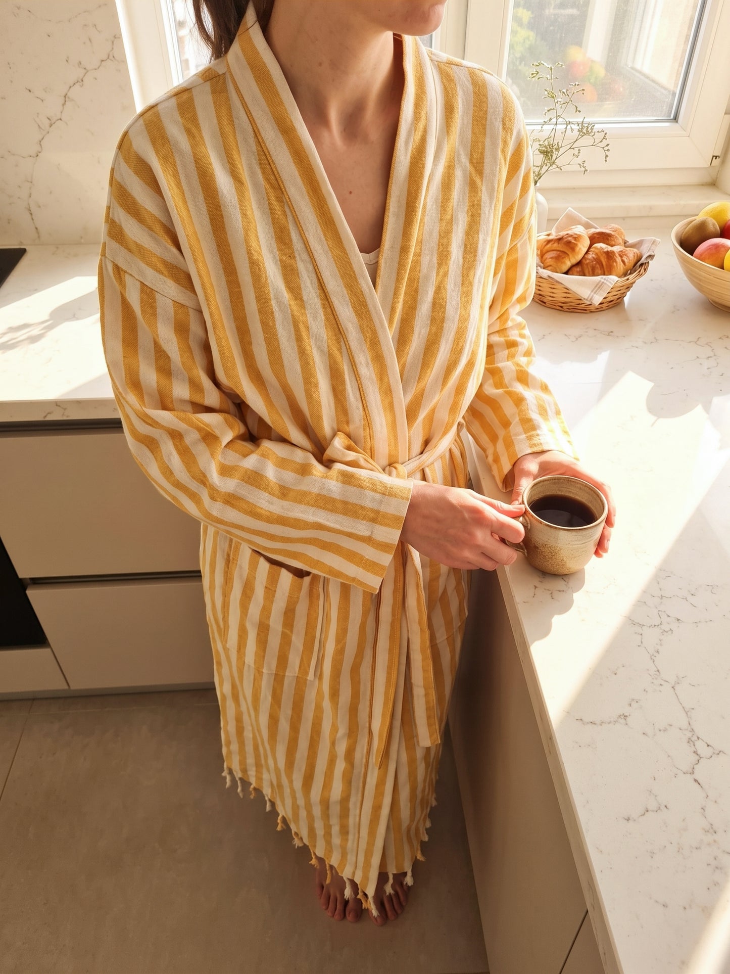 Naomi Stripe Robe